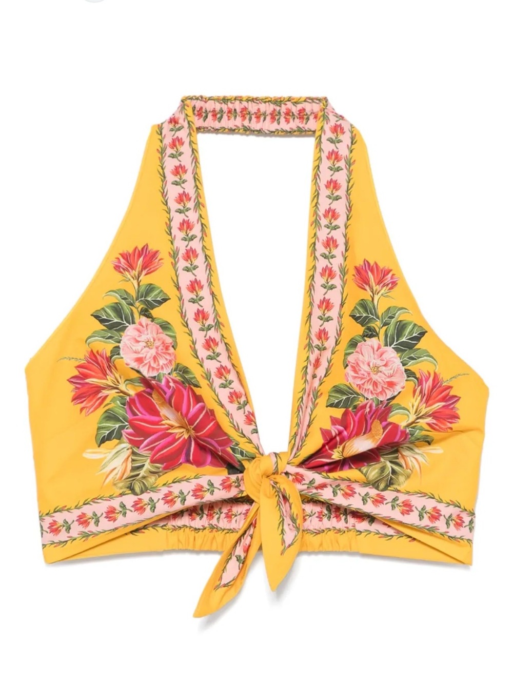NWT Farm Rio Spring Awakening Crop Top, size M - Picture 2 of 4